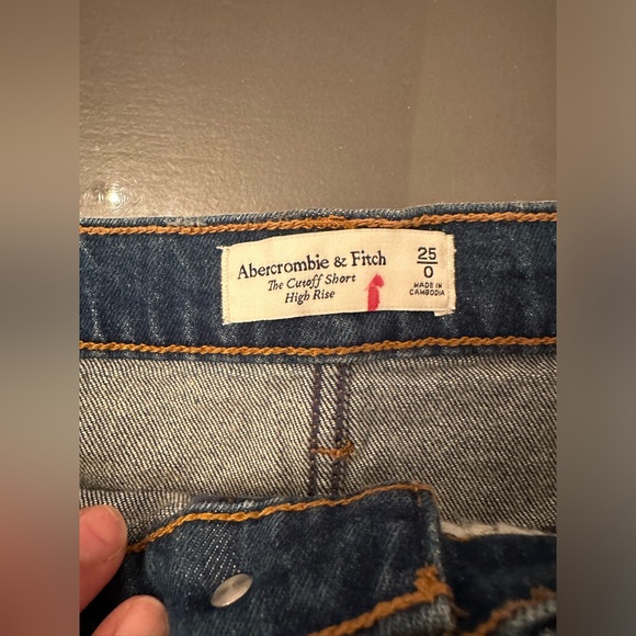 Abercrombie & Fitch Jeans Shorts Women Size:25 - Picture 3 of 3